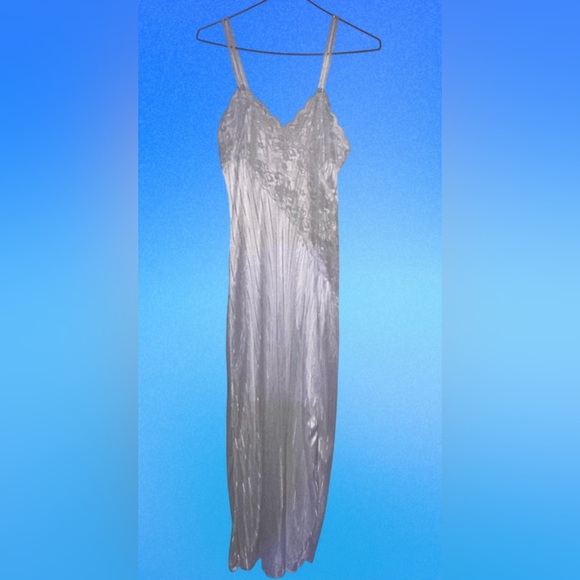Fredericks‎ of Hollywood Long Gown Lingerie Small White Wedding Bridal 90s Vtg - Picture 1 of 12